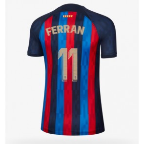 Barcelona Ferran Torres #11 kläder Kvinnor 2022-23 Hemmatröja Kortärmad